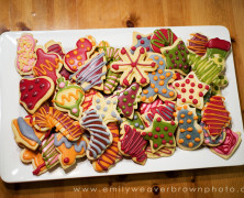 sugar cookies and homemade  natural food coloring